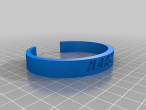 meu personalizados bracelete de marco pulseiras 3d print model - Mito3D