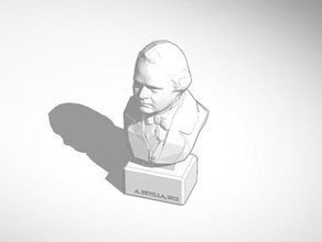 sevilla 2012 sculptures 3d bust snapscan 3d print model - Mito3D
