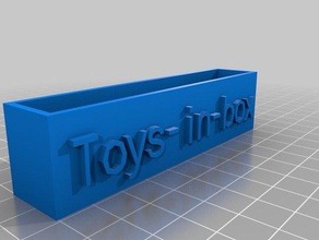 toysinbox base de l'entreprise titulaire la carte bureau personnalisé 3d print model - Mito3D