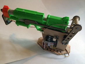 dart sentinella meccanica i giocattoli arduino nerf pir servo 3d print model - Mito3D