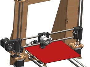 prusa i3 stls improved laser cut frame design 3d printers 3d print model - Mito3D
