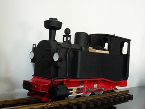 g-scale locomotive rc vehicles lgb model train saxon 1k 3d print model - Mito3D