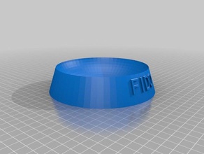 smaller parametric dog cat food bowl pets customized 3d print model - Mito3D