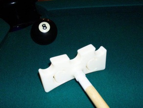 table de billard pont jouet jeu accessoires tricheur bâton cue sissy 3d print model - Mito3D