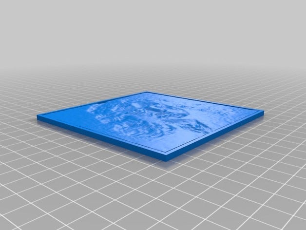 newton square lithopane 2d art customized 3D print model - Mito3D