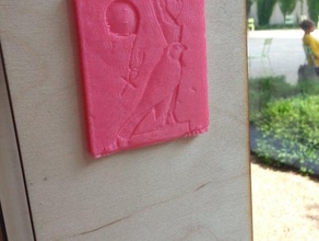 horus falcon sticker art 3d print model - Mito3D