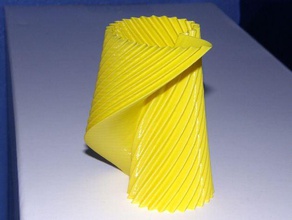 twisted nautilus gear vase 01 math art 3d print model - Mito3D