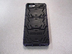 caso iphone 5 nerv, sh-06d mobile anime evangelion 3d print model - Mito3D