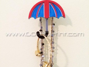manteau bijoux cintre organisateur météo crochet mural &ndash parapluie décor 3d print model - Mito3D