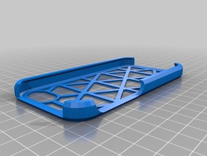 my customized iphone 5 case triangle mobile 3d print model - Mito3D