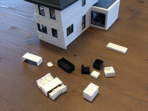 house scale 150 buildings structures architecture home 3d print model - Mito3D