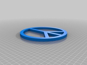 peace love hole coins badges 3d print model - Mito3D