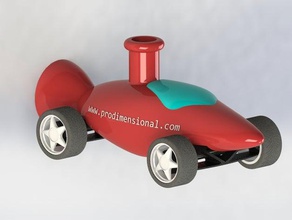 venturi powered ballon car automotive prodimensional zortrax 3d print model - Mito3D