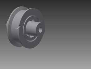 idler pulley rostock max 3d printer parts 3d print model - Mito3D