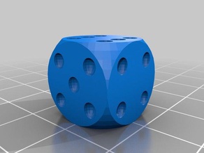 cool dice customized 3d print model - Mito3D