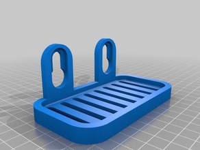 parametric soap dish suction cup holes bathroom 3d print model - Mito3D