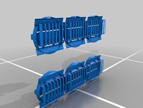 rcs de banda rodagem almofadas robótica 3d modelo a parte o sketchup snowmobile brinquedo roda 3d print model - Mito3D