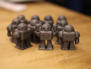 maker faire robot model robotlar yüksek kalite hq yapmak dergi pla Gümüş test bölümü oyuncak ultimaker 3d print model - Mito3D