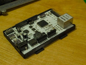 parameterized development board holder electronics arduino cortex embedded microcontroller mount openscad parametric simplecortex 3d print model - Mito3D