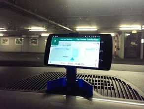 dashboard mounted mobile holder volkswagen up nexus 5 phone 3d print model - Mito3D