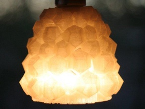 geolight02 Dekor geometrische Lampe Lampenschirm 3d print model - Mito3D