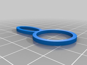 aesthetic shopping trolley token keychains 3d print model - Mito3D