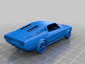 ford mustang vehículos 3d auto de automóviles la automoción coche coches modelo transporte 3d print model - Mito3D