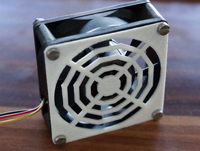 70x70 Ventilator grille Abdeckung - Elektronik 70mm 70x70mm 3d print model - Mito3D