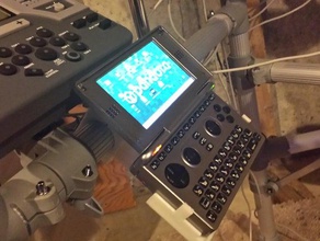 open pandora handheld-computer montieren drum-rack openpandora 3d print model - Mito3D