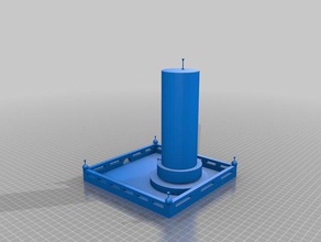 top hat sky scraper 3d printing tests architecture building skyscraper 3d print model - Mito3D