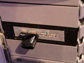 lecteur de disquette 35 pouces l'adaptateur thermaltake cas ordinateur usb 3d print model - Mito3D