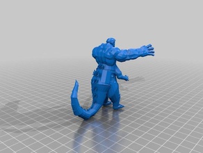 zoo keeper hulk godzilla cv 3d printing tests funny 3d print model - Mito3D