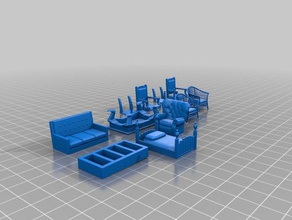 lv furniture 3d printing tests 3d print model - Mito3D