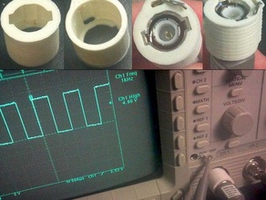 osciliscope lettura sonda adattatore l'elettronica attenuazione oscilloscopio sketchup 3d print model - Mito3D