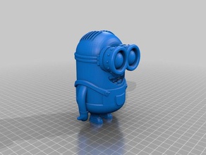minion dave models despicable me eyes poh wiggly 3d print model - Mito3D