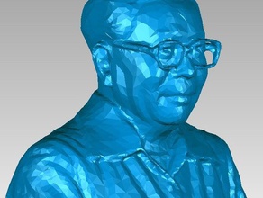 chiangching-kuo roc président sculptures 3d print model - Mito3D