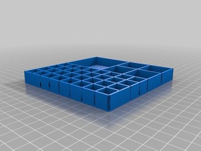 organisateur de petites vis les écrous pièces outil titulaires boîtes 3d print model - Mito3D