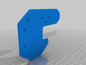 rigidbot aluminum head plate 3d printer parts 3d print model - Mito3D