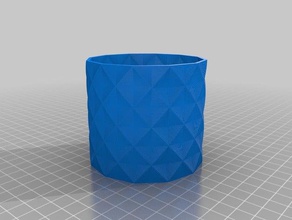 mon personnalisés polygone vase de la coupe du bracelet générateur décor 3d print model - Mito3D