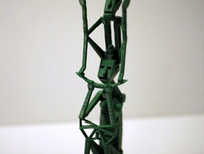 bisj anne çocuk heykeller asmat Endonezya moriza 3d print model - Mito3D