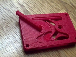 4-ranura de ginebra mecanismo mecánica los juguetes La impresión en 3d juguete mecánico 3d print model - Mito3D