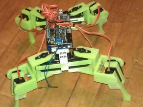 épine dorsale des tranches de deux anandromedas à-comme quadrupède modèle robots printbot printrbot 3d print model - Mito3D