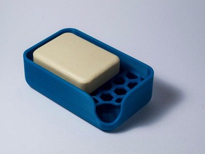 soap holder bathroom shell shower water 3d print model - Mito3D