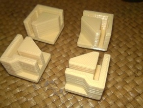 pés printrbot simples de metal 3d a impressora os acessórios Impressora partes 3d print model - Mito3D