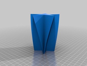 my customized star vase containers 3d print model - Mito3D