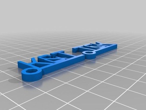 meu personalizados lote keychain do gerador chaveiros 3d print model - Mito3D