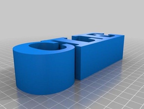 cle outros personalizado 3d print model - Mito3D