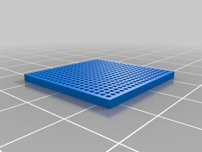simple perfboard electronics customized 3d print model - Mito3D
