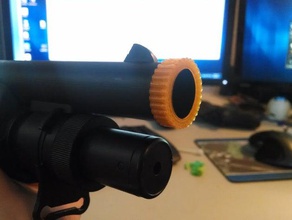 utg tri-shot airsoft shotgun orange cap sport outdoors accesories parts m3 softair 3d print model - Mito3D