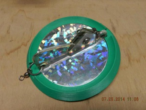 forma de copa buzo anillo v2 deporte al aire libre pescado la pesca señuelos 3d print model - Mito3D